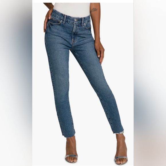 Good American Good Classic hi-rise skinnyish fit Jeans NWT $159 in size 4/27 - Picture 5 of 13